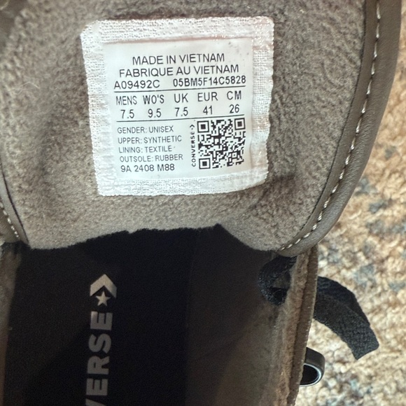 Converse Chuck Taylor All Star High-Top Sneakers - Olive with Black Accents - Picture 2 of 4